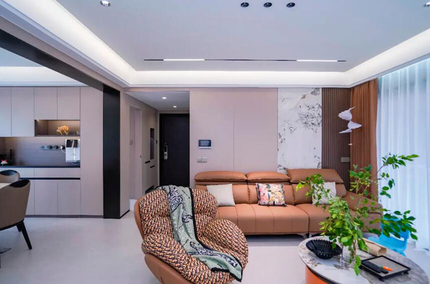 現(xiàn)代風(fēng)逆襲！90㎡小家的偷空間魔法，竟多出10㎡收納！